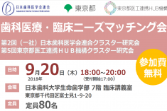 ●終了●歯科医療 臨床ニーズマッチング会