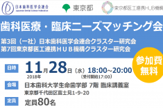 ●終了●歯科医療 臨床ニーズマッチング会
