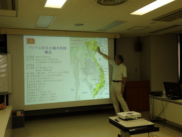 第1回　講義「ベトナムの保健医療の実態を学ぶ」
